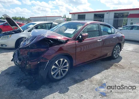 2014 Honda Accord Sport z USA, uszkodzony, nr VIN 1HGCR2F55EA247440